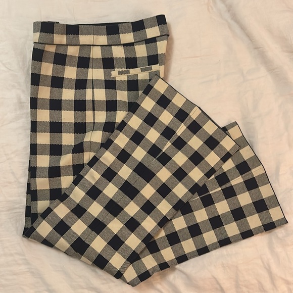 High Sport Gingham Kick Flare Pant Small - made in Italy - Picture 5 of 11
